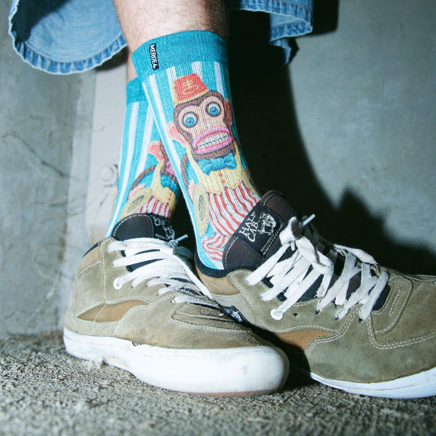 Dirk Hays Banging Monkey Adult Crew Sock
