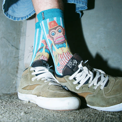 Dirk Hays Banging Monkey Adult Crew Sock