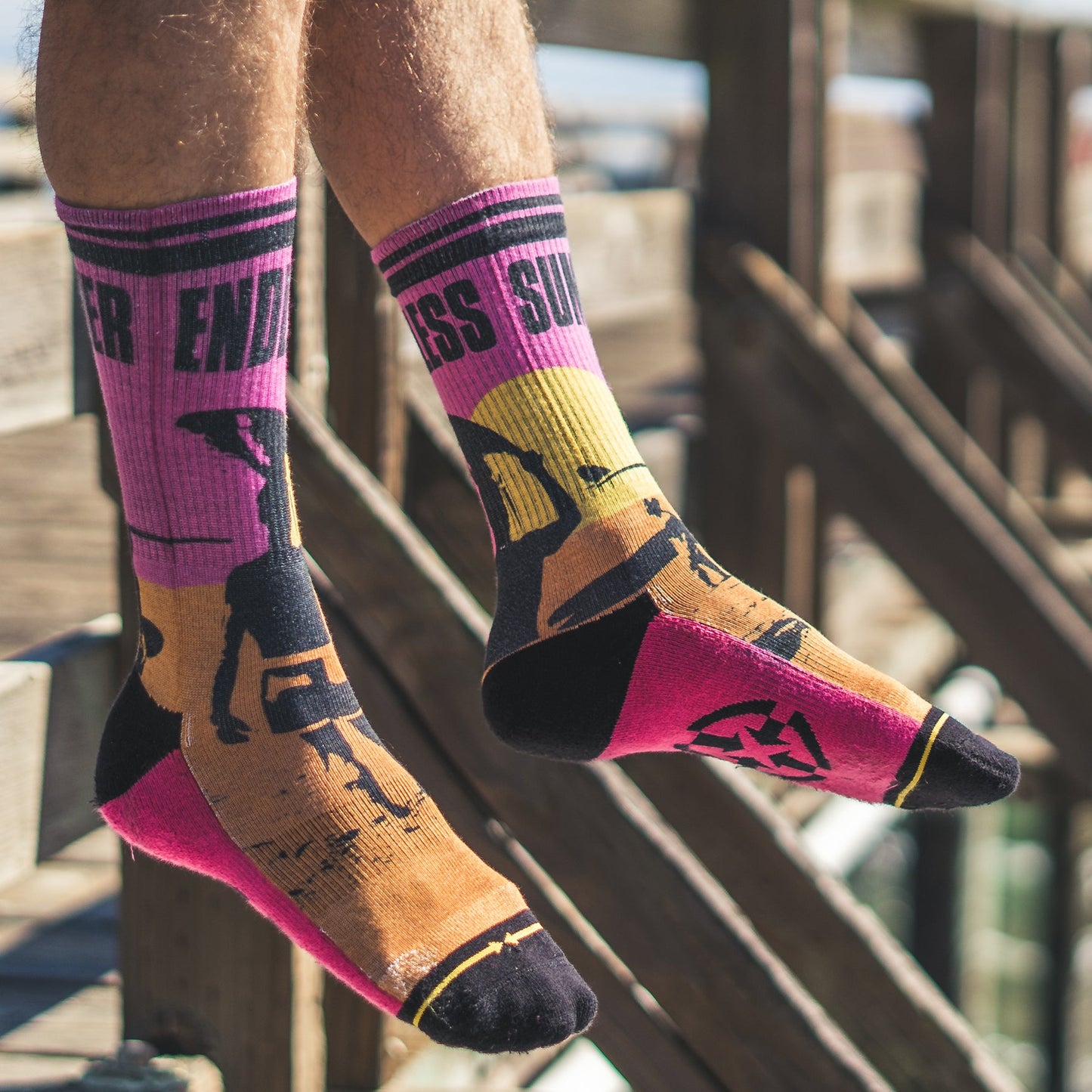 Endless Summer Adult Crew Socks
