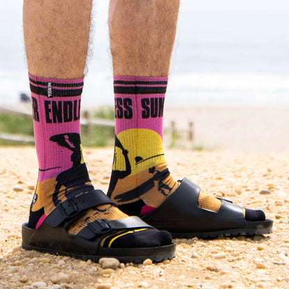 Endless Summer Adult Crew Socks
