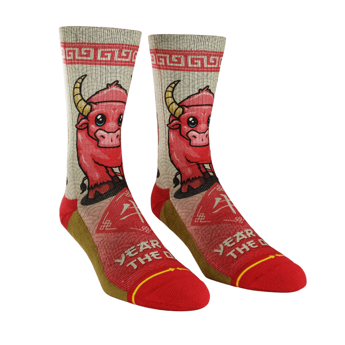 Year of the Ox Adult Crew Socks