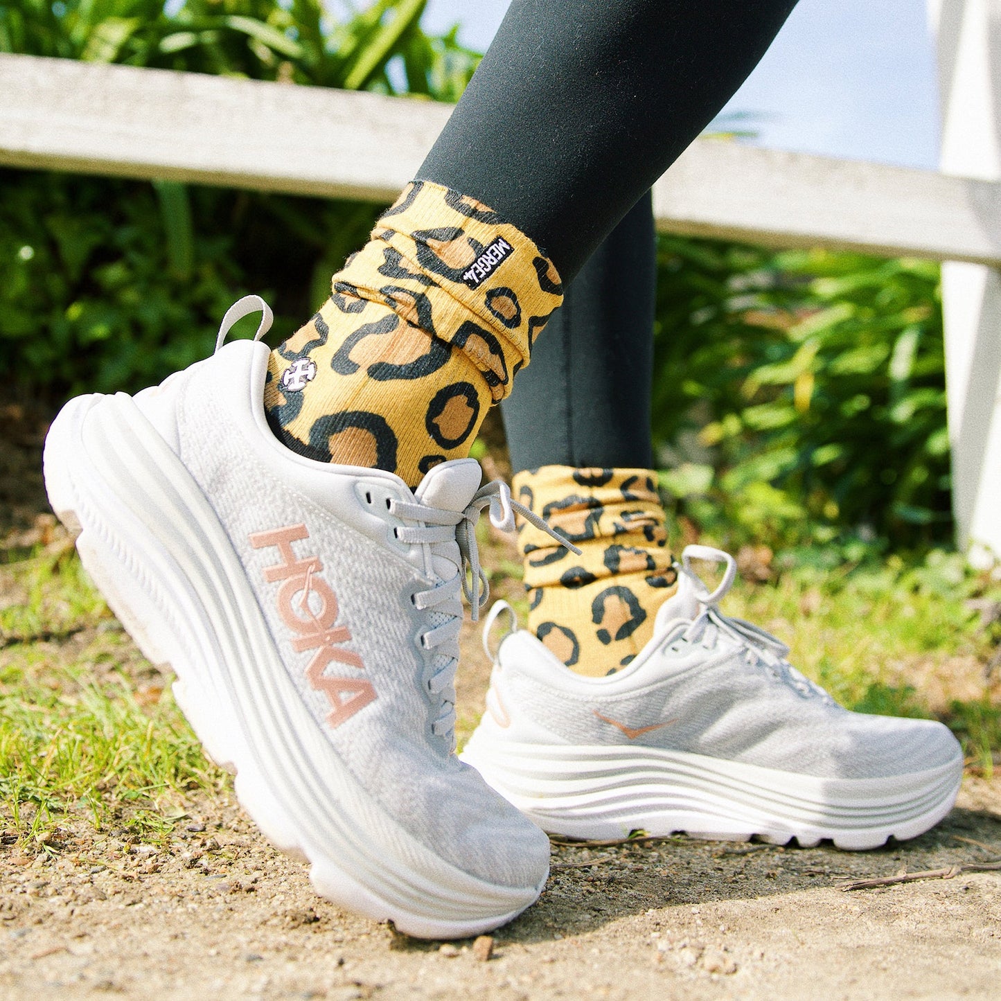 Leopard Print Jungle Cat Adult Crew Socks