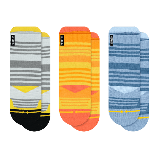 Action Day Adult Ankle Socks 3-Pack