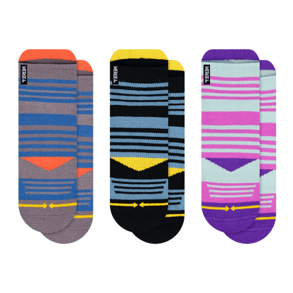 Action Night Adult Ankle Socks 3-Pack