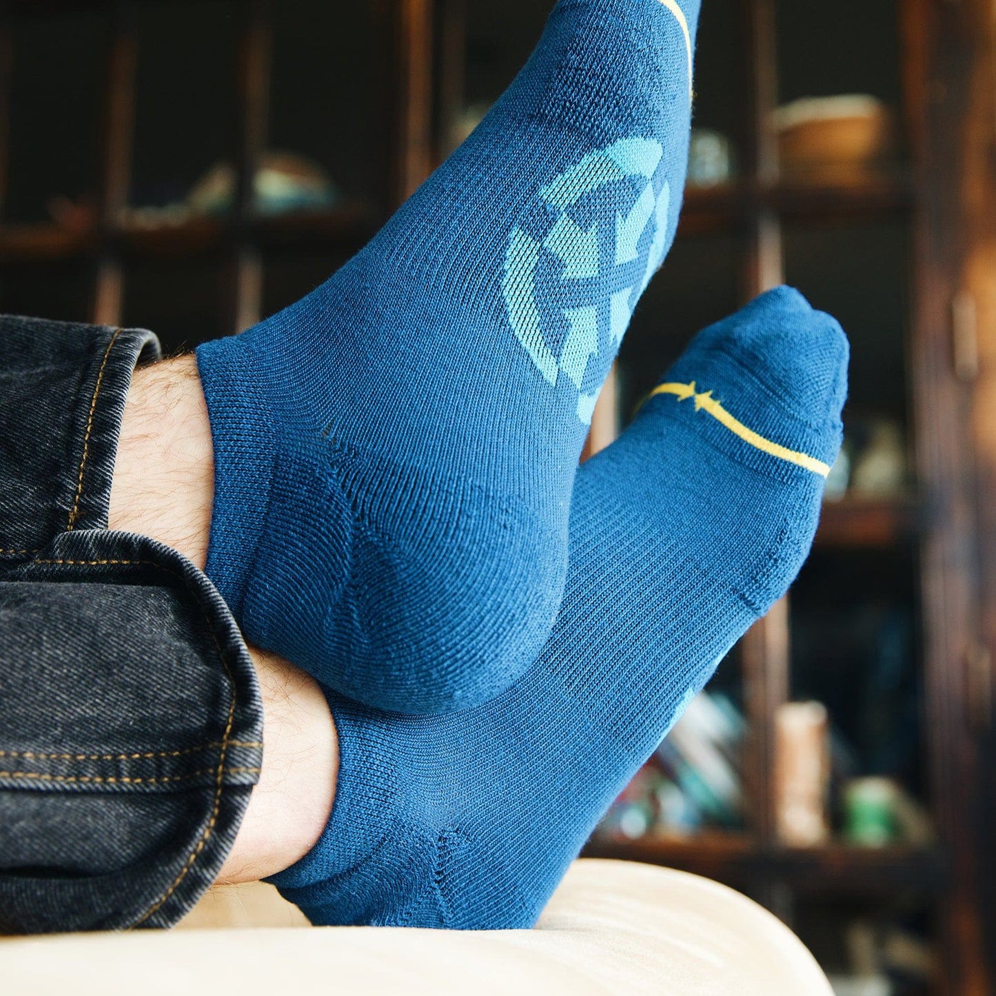 REPREVE® Blueberry Adult No Show Socks