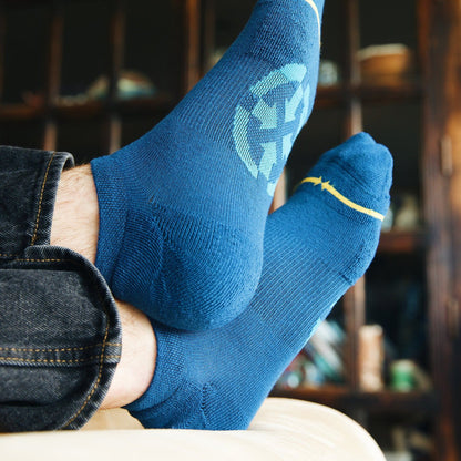 REPREVE® Blueberry Adult No Show Socks