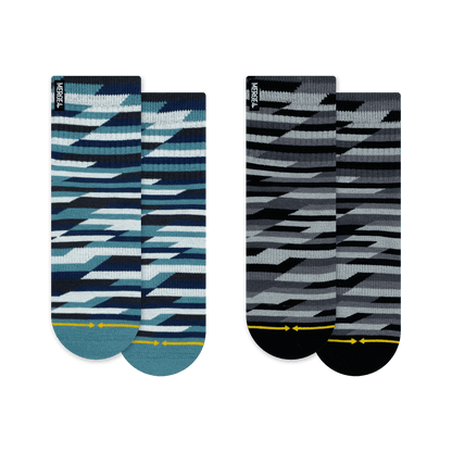 Trekker Quarter Adult Crew Socks 2-Pack