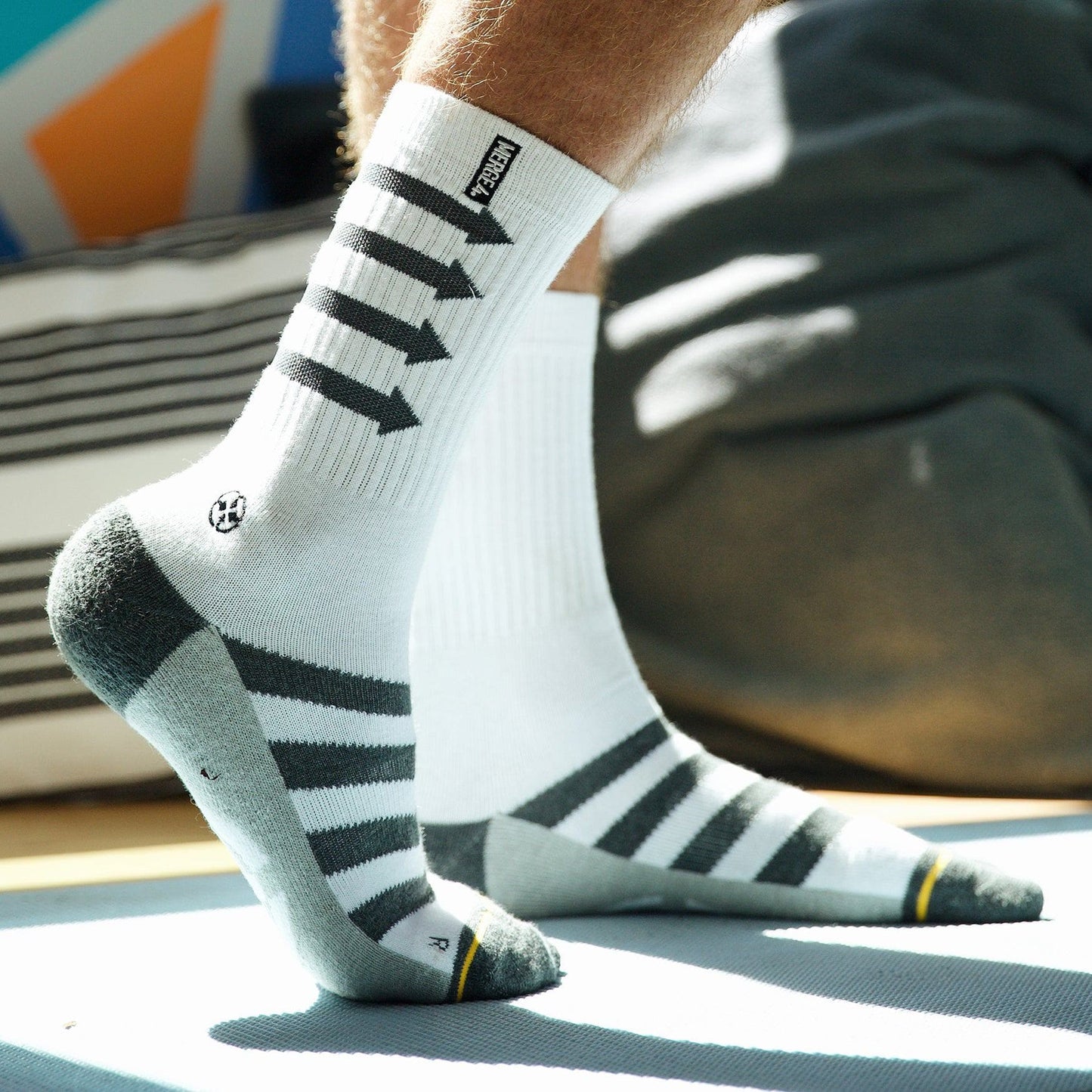 Performance White Adult Crew Socks 3-Pack