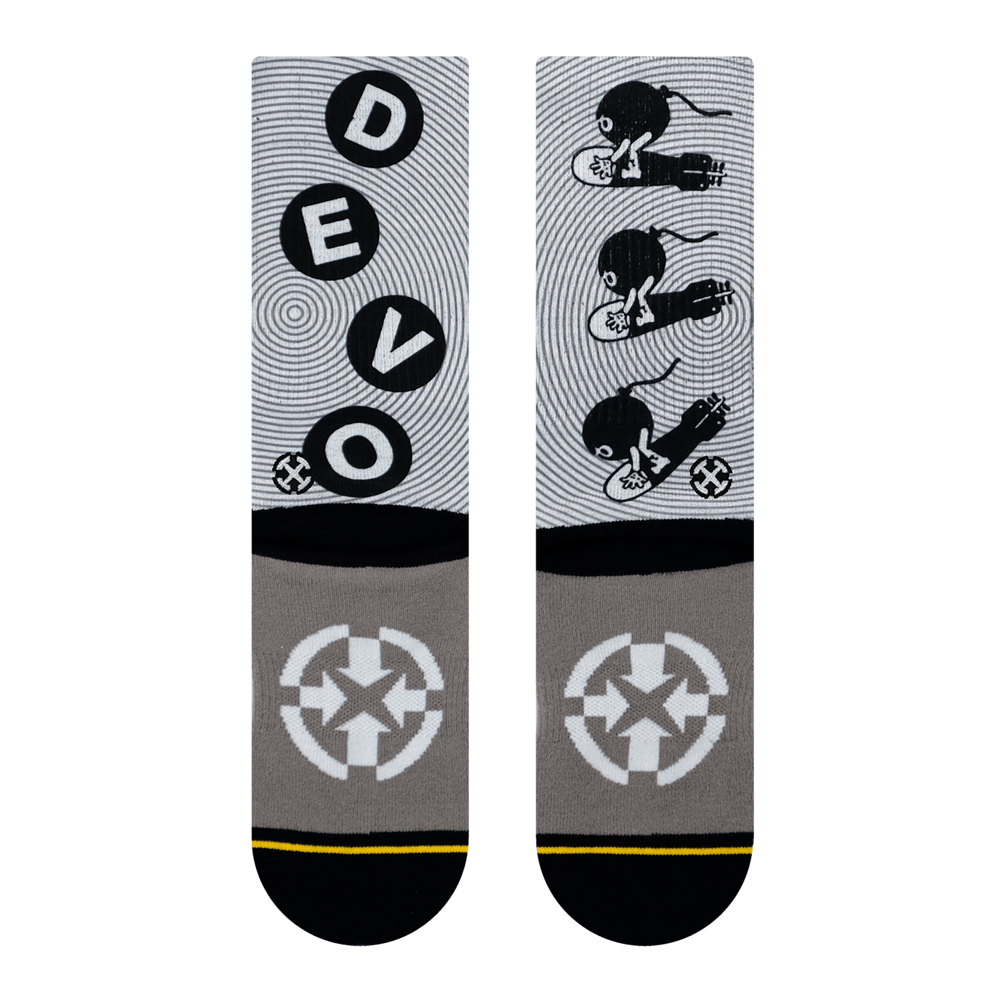 DEVO Bombs Away Adult Crew Sock