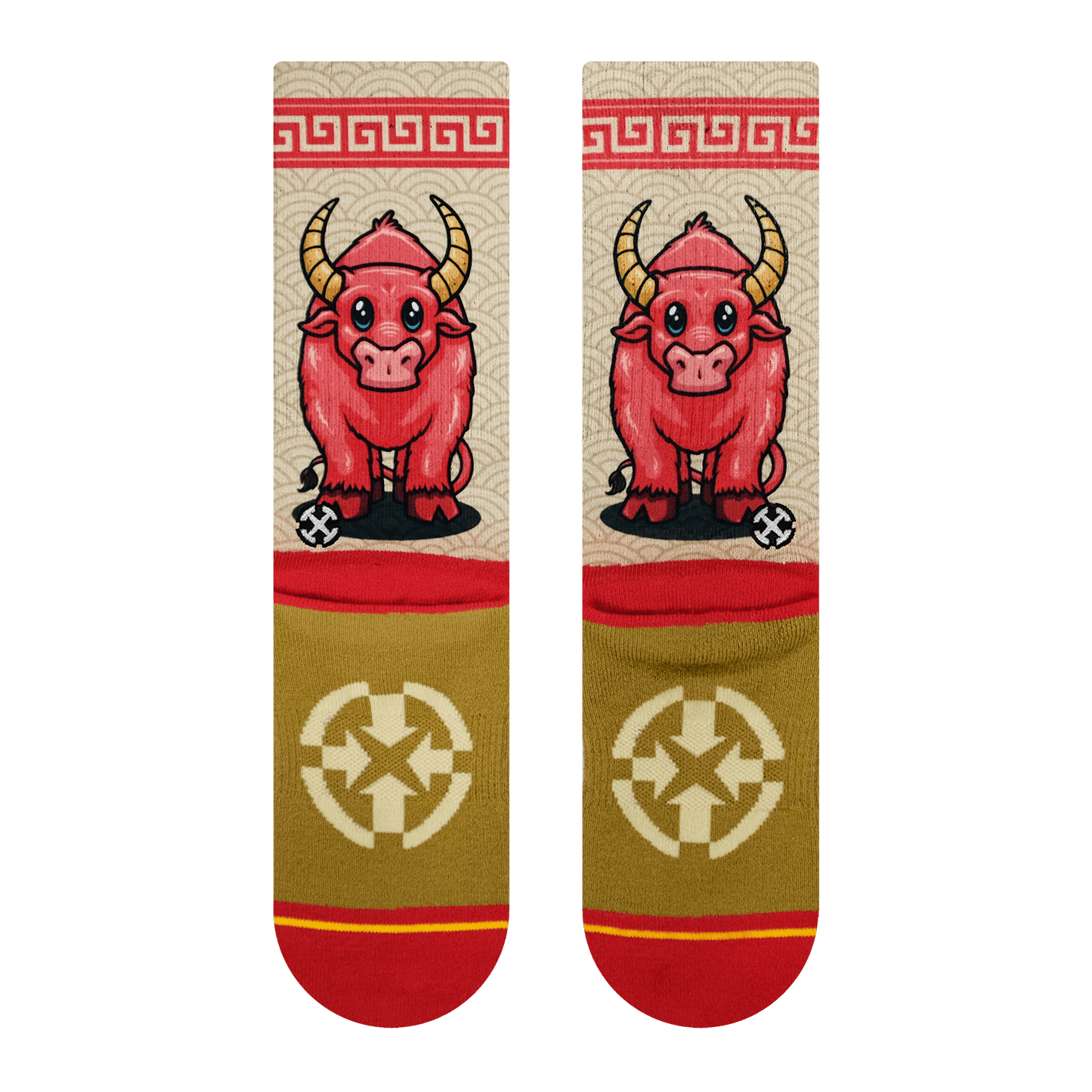 Year of the Ox Adult Crew Socks