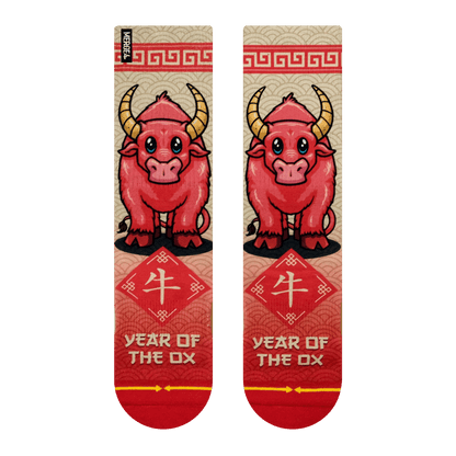 Year of the Ox Adult Crew Socks