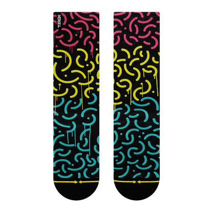 Natas Kaupas Macaroni Style Adult Crew Socks
