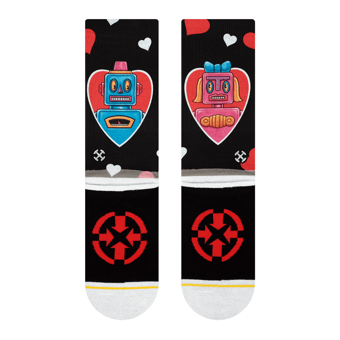 Dirk Hays Computer Love Adult Crew Socks