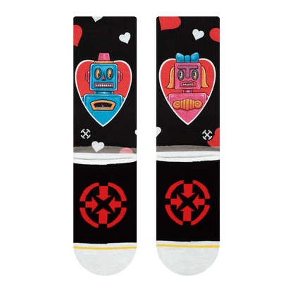 Dirk Hays Computer Love Adult Crew Socks