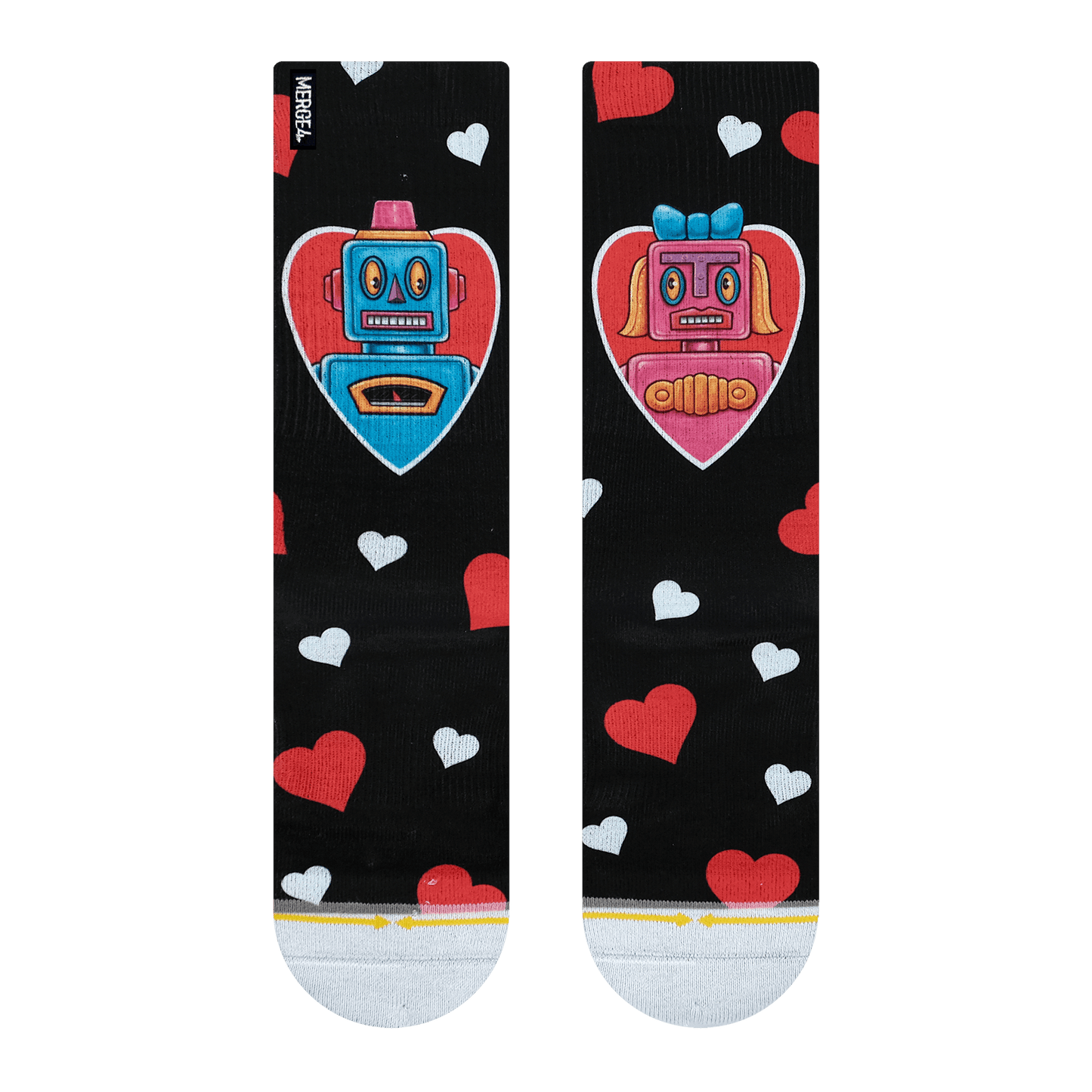 Dirk Hays Computer Love Adult Crew Socks