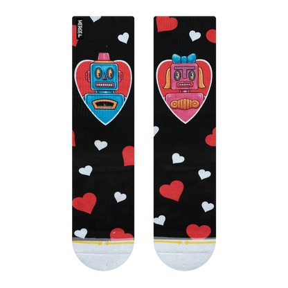 Dirk Hays Computer Love Adult Crew Socks