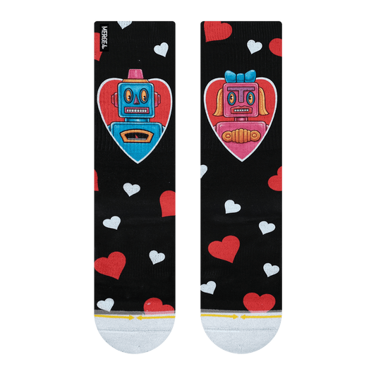 Dirk Hays Computer Love Adult Crew Socks