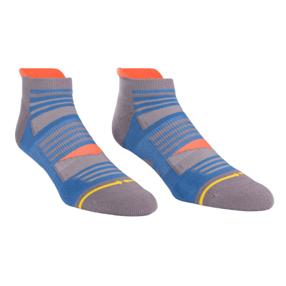 Action Grey Adult Ankle Socks
