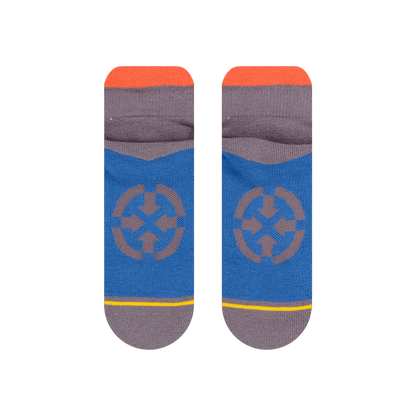 Action Grey Adult Ankle Socks