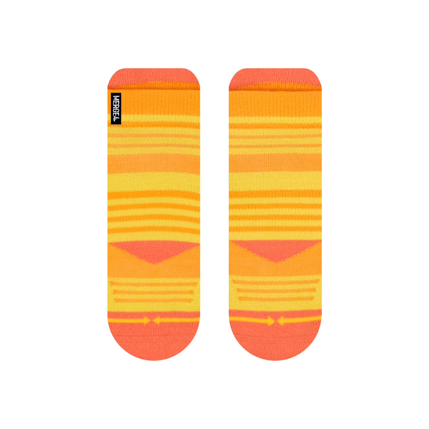 Action Orange Adult Ankle Socks
