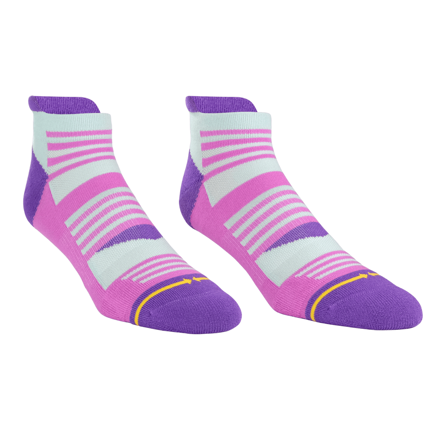 Action Purple Adult Ankle Socks