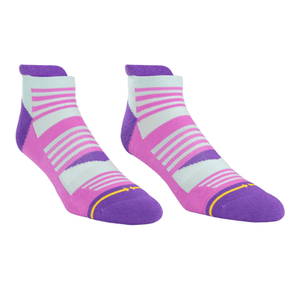 Action Purple Adult Ankle Socks