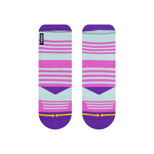 Action Purple Adult Ankle Socks