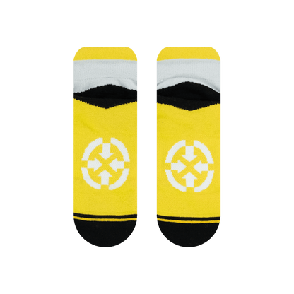 Action Yellow Adult Ankle Socks