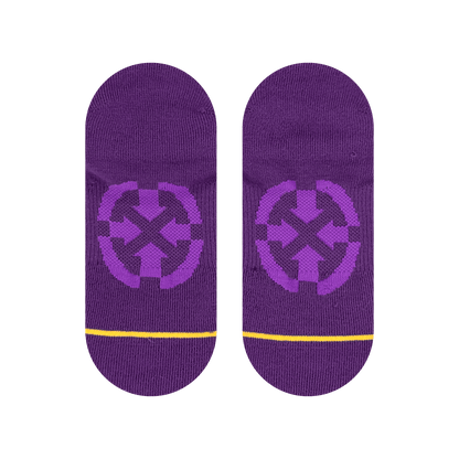 REPREVE® Purple Adult No Show Socks