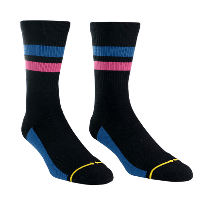 REPREVE® Subtle Midnight Adult Crew Socks