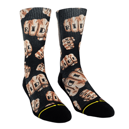 Rick Thorne Fist Bump Adult Mid Length Socks