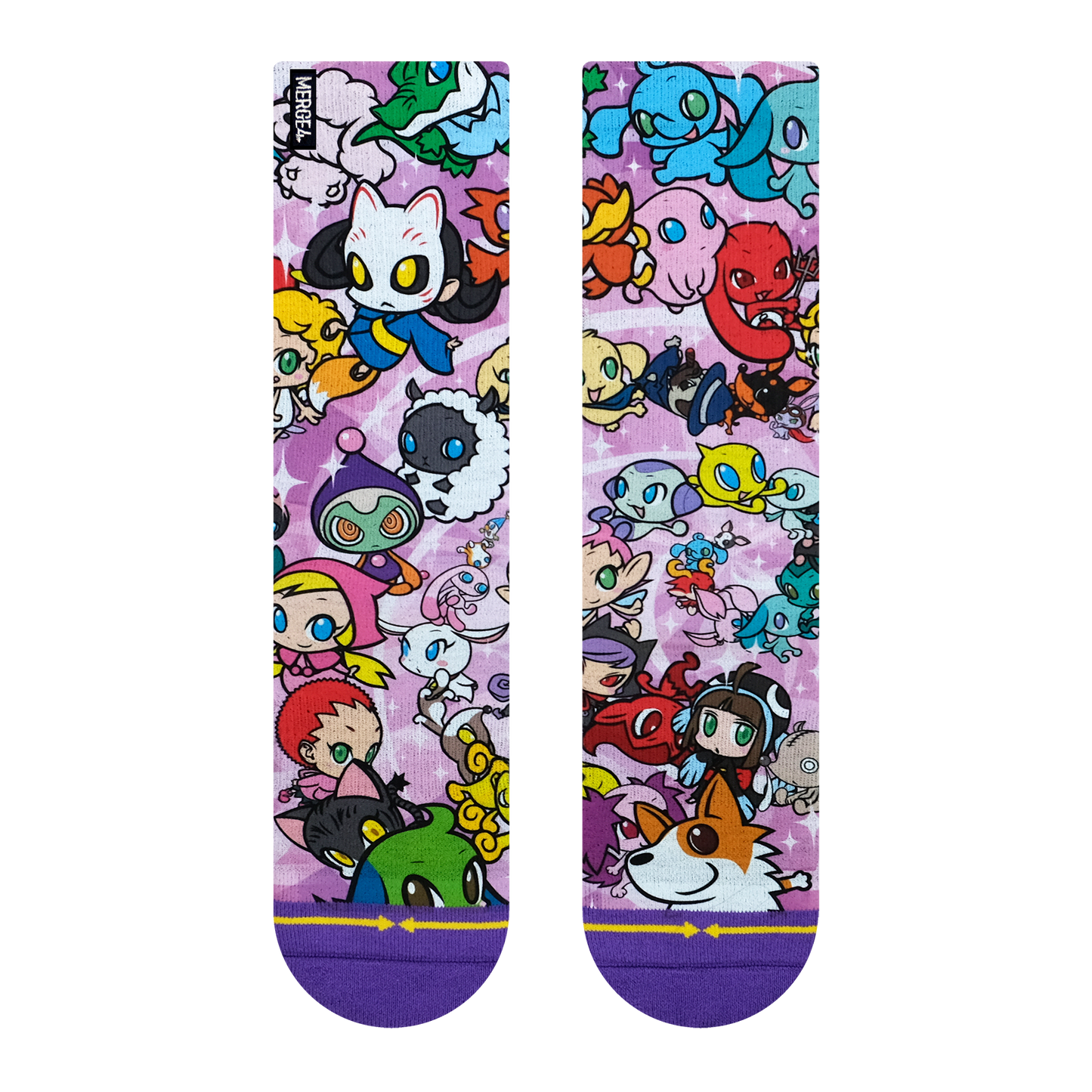 Ryo Taniguchi Friends Adult Crew Socks