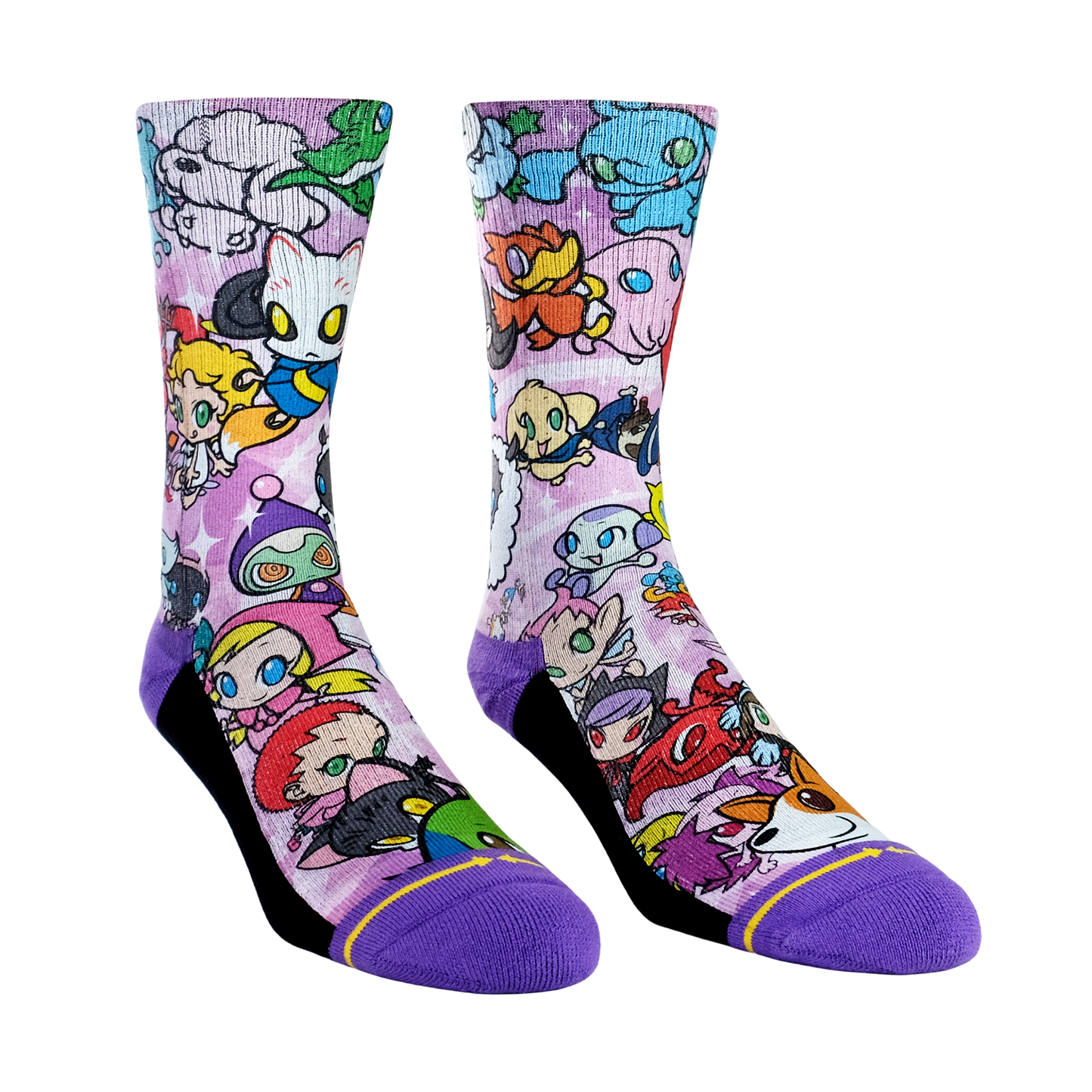Ryo Taniguchi Friends Adult Crew Socks