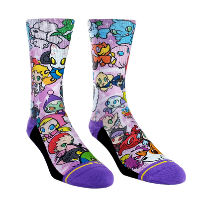 Ryo Taniguchi Friends Adult Crew Socks