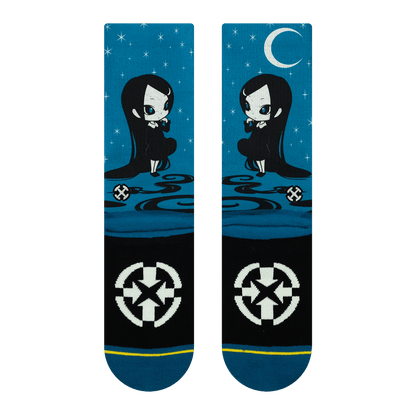 Ryo Taniguchi Girl of the Dark Night Adult Crew Socks