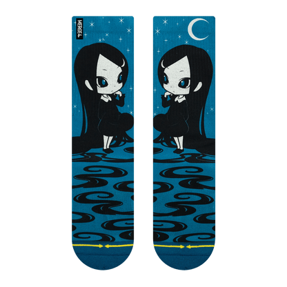 Ryo Taniguchi Girl of the Dark Night Adult Crew Socks