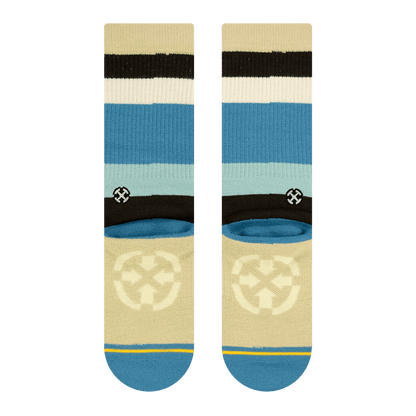 Spidey Seashore Bamboo Stripes Adult Crew Socks