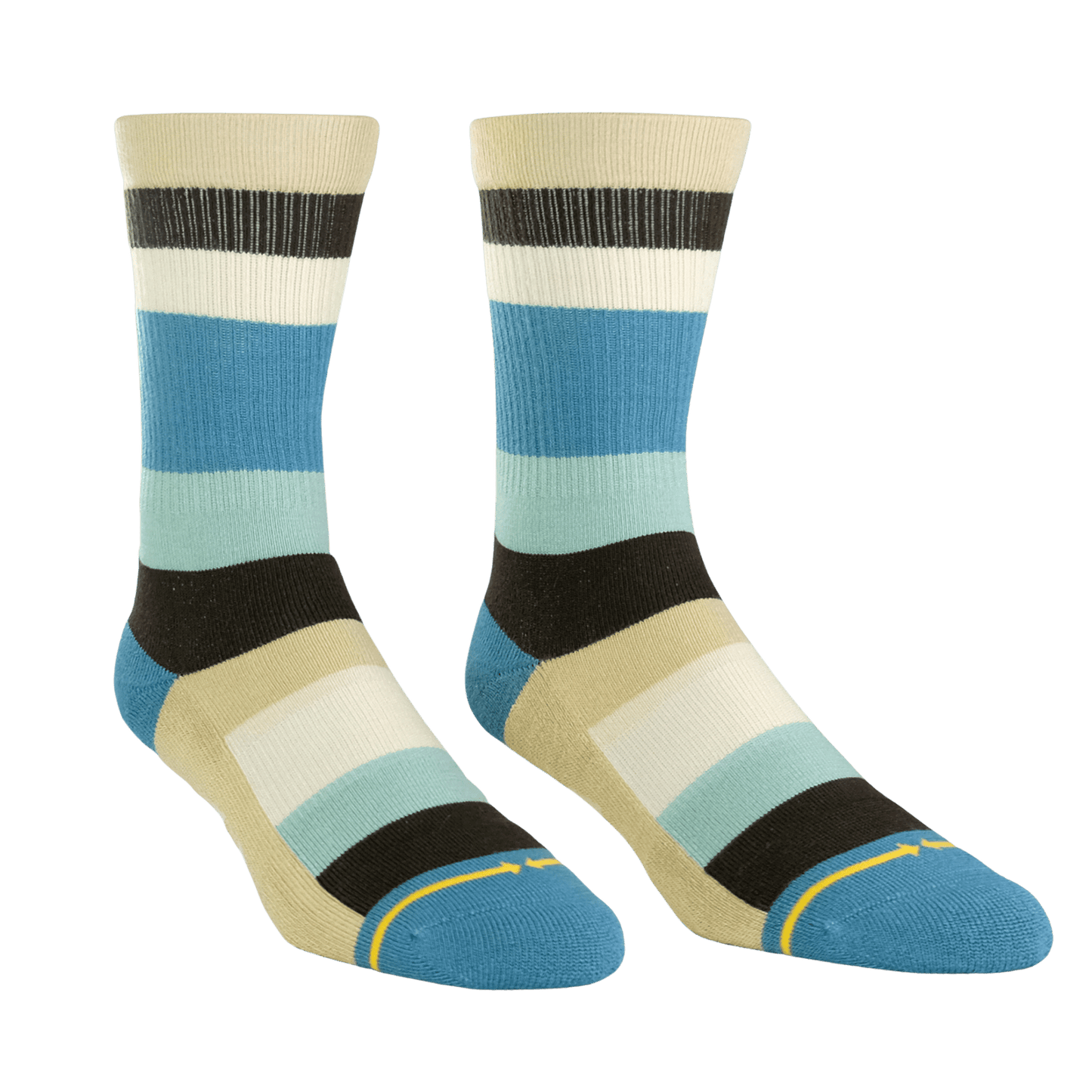 Spidey Seashore Bamboo Stripes Adult Crew Socks