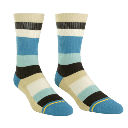 Spidey Seashore Bamboo Stripes Adult Crew Socks