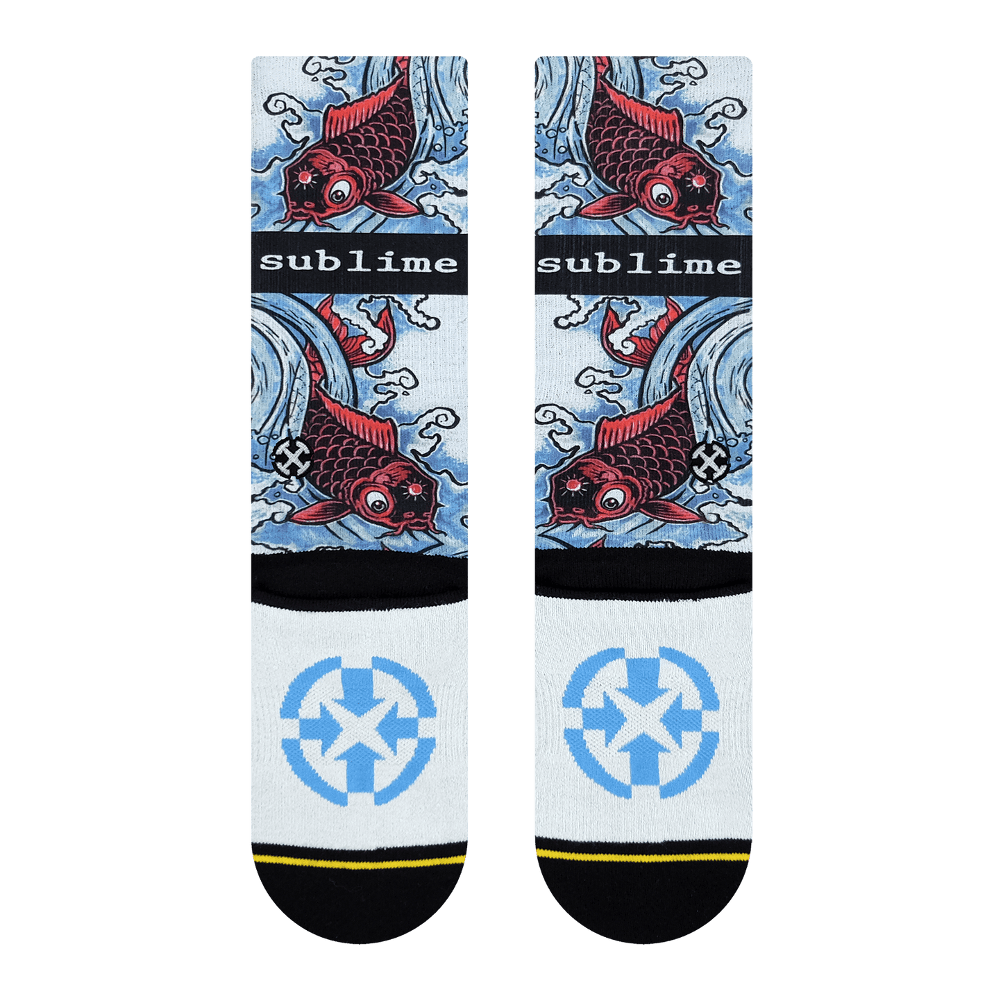 Sublime Bad Fish Mid-Length Adult Socks By Sublime