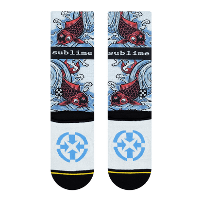 Sublime Bad Fish Mid-Length Adult Socks By Sublime