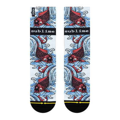 Sublime Bad Fish Mid-Length Adult Socks By Sublime