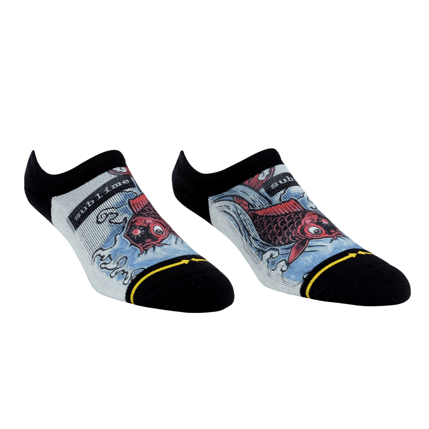 Sublime Bad Fish No Show Adult Socks
