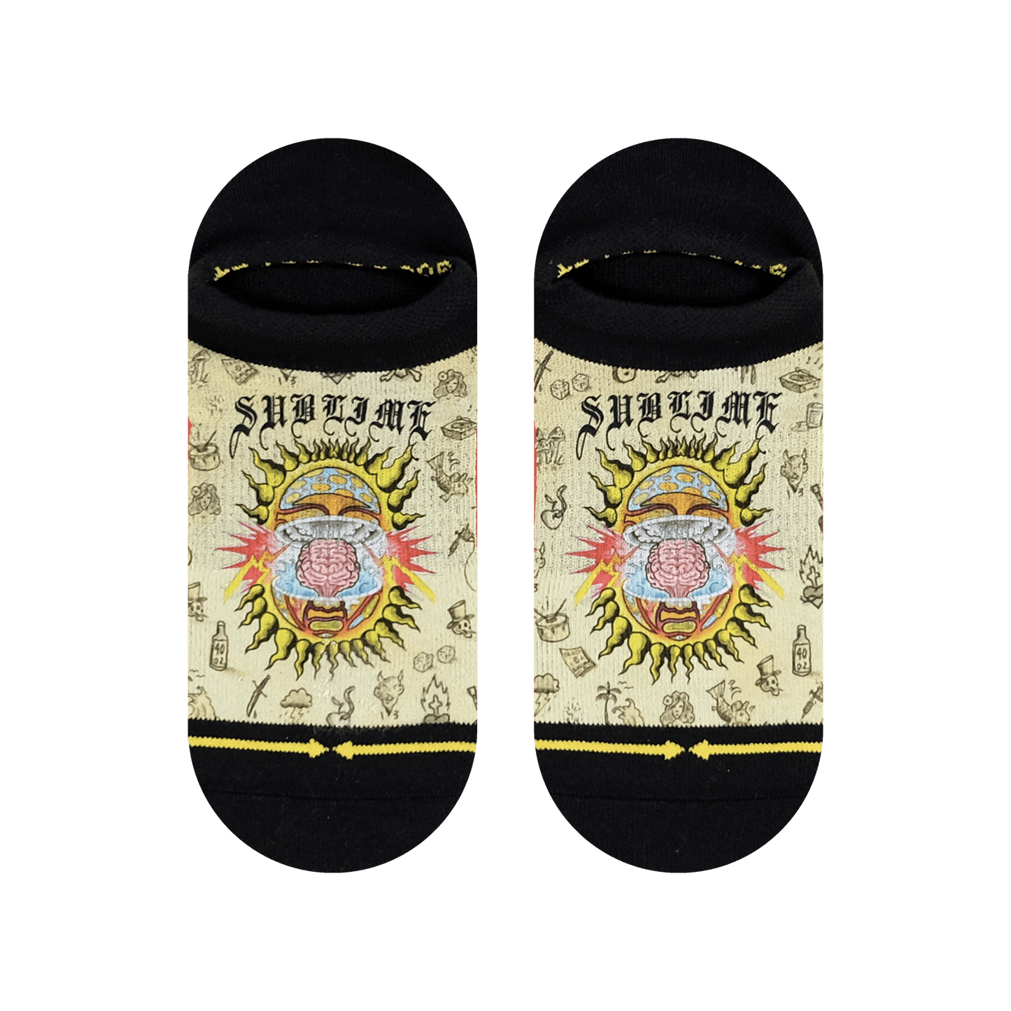 Sublime Mind Blown Adult No Show Socks