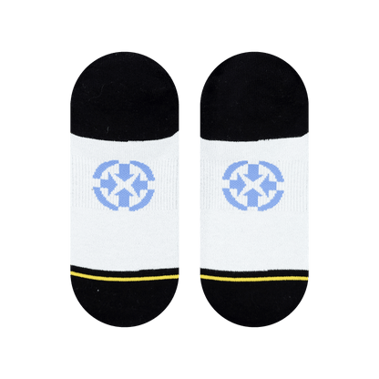 Sublime Sun Blue Adult No Show Socks
