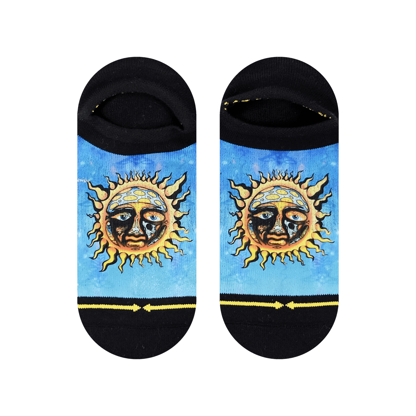 Sublime Sun Blue Adult No Show Socks
