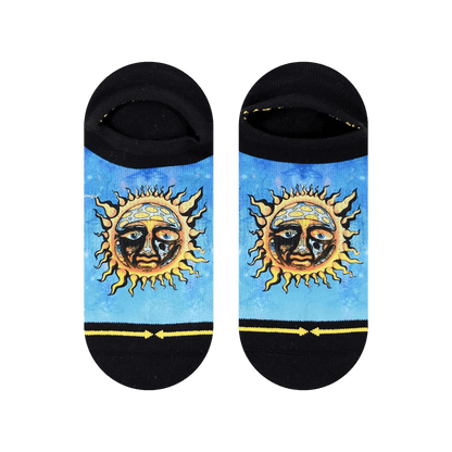 Sublime Sun Blue Adult No Show Socks
