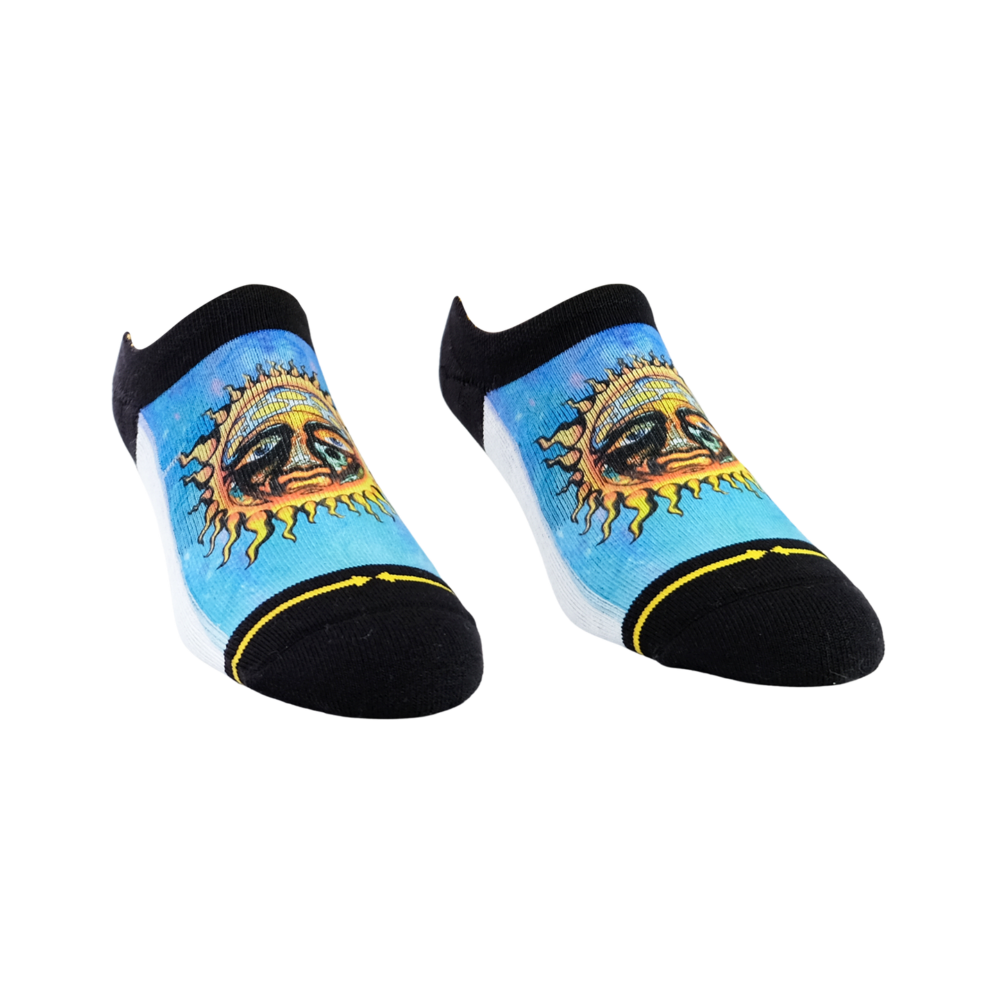 Sublime Sun Blue Adult No Show Socks