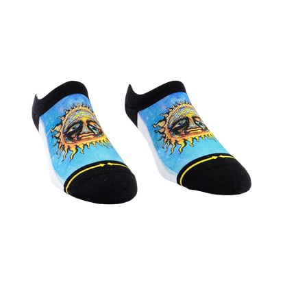 Sublime Sun Blue Adult No Show Socks