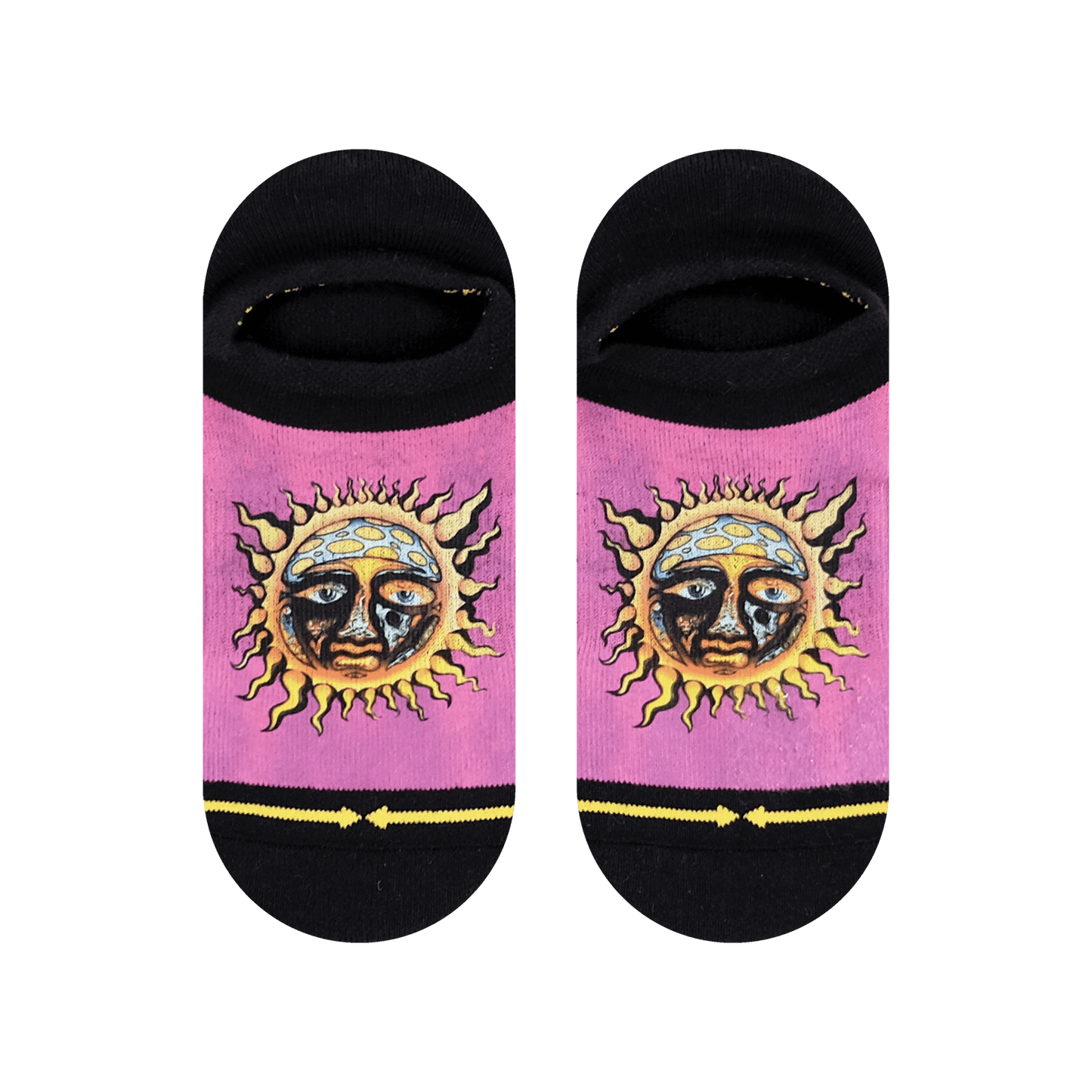 Sublime Sun Pink Adult No Show Socks